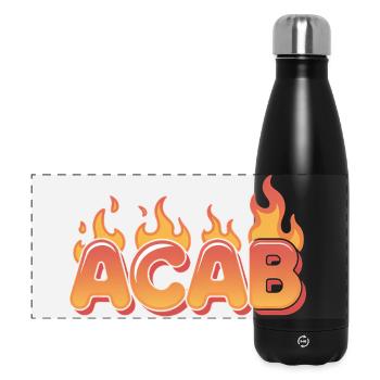 ACAB - Anti-Cops Tee - Panoramic Thermal Bottle 500 ml - black - Front
