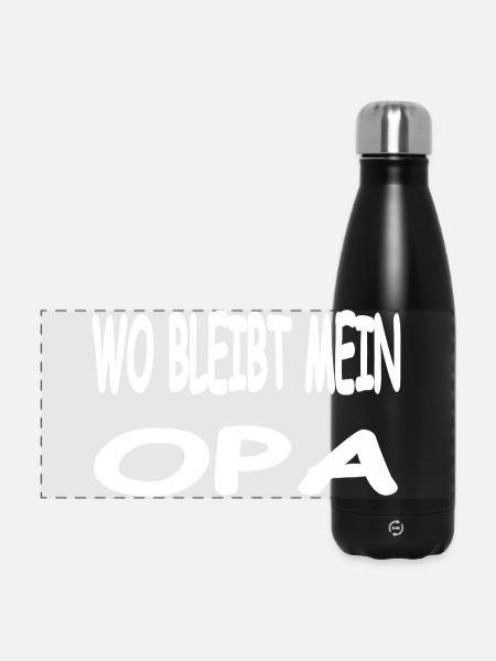 Opa - Panorama Isolierflasche 500 ml - Schwarz