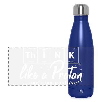 THINK Positive - éléments chimiques - Gourde isotherme panoramique 500 ml - bleu foncé  - Devant