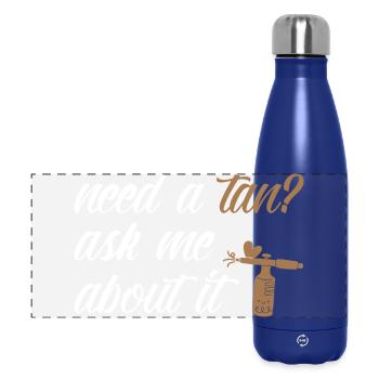 Spray Tanning Artist Oil Professional Kit Spray - Panorama Isolierflasche 500 ml - Dunkelblau  - Vorne