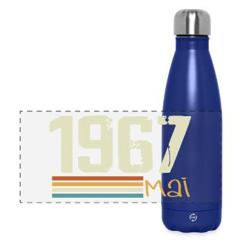 Mai 1967 - Gourde isotherme panoramique 500 ml - bleu foncé  - Devant