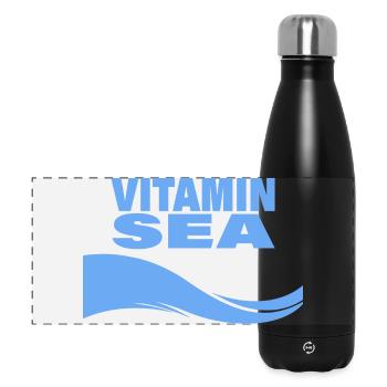 VITAMIN SEA - Panorama Isolierflasche 500 ml - Schwarz - Vorne
