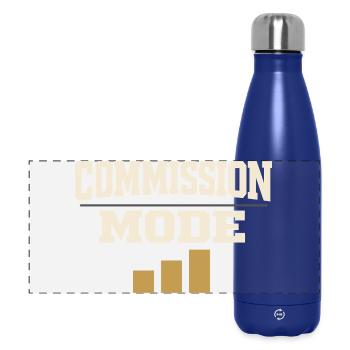 Mortgage Brokers, Loan Officers, - Panoramic Thermal Bottle 500 ml - dark blue  - Front