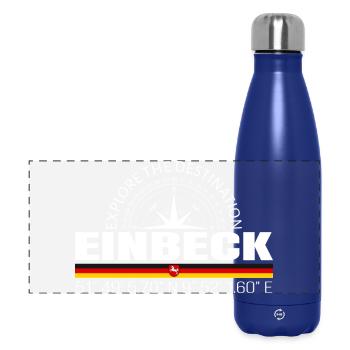Einbeck - Panorama Isolierflasche 500 ml - Dunkelblau  - Vorne