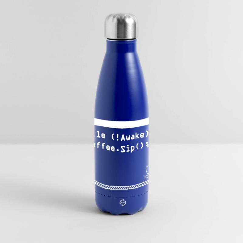 Aus Kaffee Code generieren Programmierer Panorama Isolierflasche 500 ml