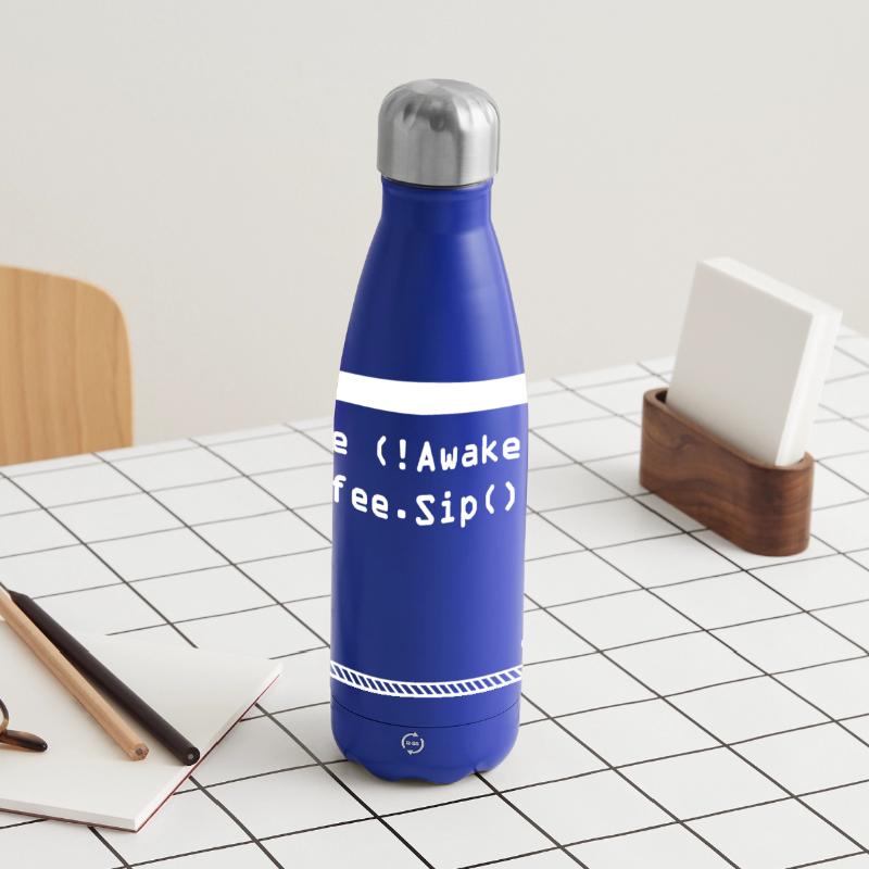 Programmers generate code from coffee Panoramic Thermal Bottle 500 ml