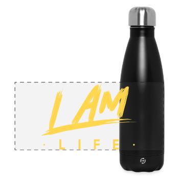 I am life zen motivation - Gourde isotherme panoramique 500 ml - noir - Devant