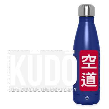 Arts Martiaux Kudo - La Voie du Ciel Vide - Gourde isotherme panoramique 500 ml - bleu foncé  - Devant