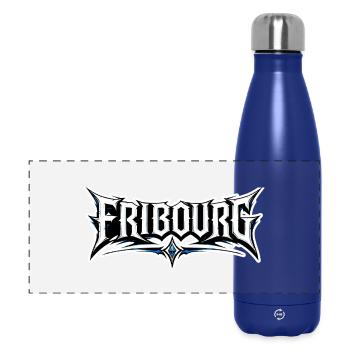 Conception de Fribourg - Gourde isotherme panoramique 500 ml - bleu foncé  - Devant