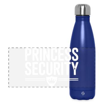 Prinzessin Sicherheit - Panorama Isolierflasche 500 ml - Dunkelblau  - Vorne