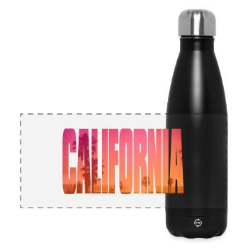 California - Panorama Isolierflasche 500 ml - Schwarz - Vorne