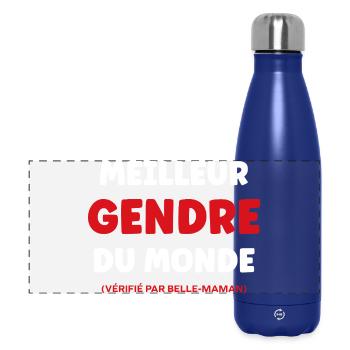son-in-law - Panoramic Thermal Bottle 500 ml - dark blue  - Front