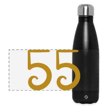 55 - Panorama Isolierflasche 500 ml - Schwarz - Vorne