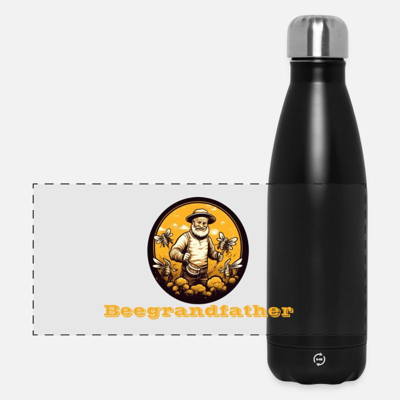 Beegrandfather - Panoramic Thermal Bottle 500 ml - black
