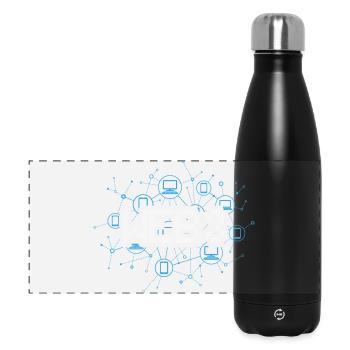 Web3 (en anglais) - Gourde isotherme panoramique 500 ml - noir - Devant