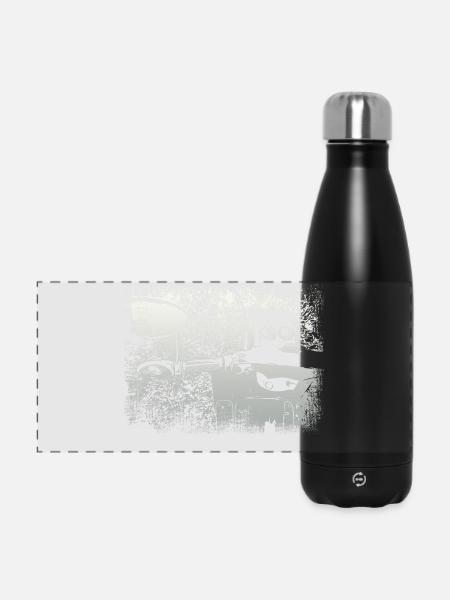 Simson Schwalbe KR51 - Panorama Isolierflasche 500 ml - Schwarz