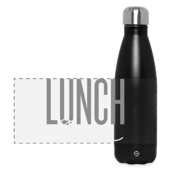 Patronne, Employée de la cafétéria - Gourde isotherme panoramique 500 ml - noir - Devant