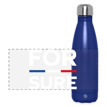 macron Ganz sicher - Panorama Isolierflasche 500 ml - Dunkelblau  - Vorne