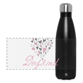 Village Kid - Gourde isotherme panoramique 500 ml - noir - Devant