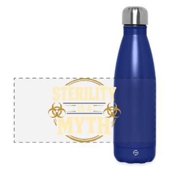 microbiology - Panoramic Thermal Bottle 500 ml - dark blue  - Front