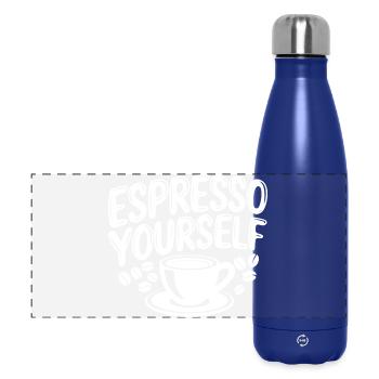 Espressez-vous Coffee Delicies - Gourde isotherme panoramique 500 ml - bleu foncé  - Devant