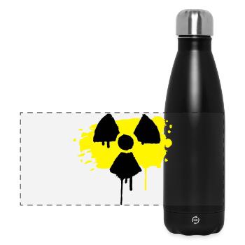 Un signe de radio actif comme un graffiti - Gourde isotherme panoramique 500 ml - noir - Devant