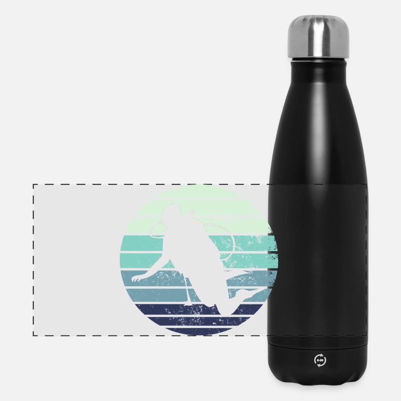 Plongée plongée - Gourde isotherme panoramique 500 ml - noir