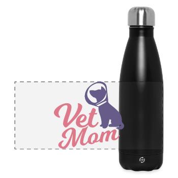 Veterinary Mother - Panoramic Thermal Bottle 500 ml - black - Front