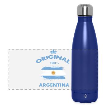 Argentina Original 100% / Gift South America - Panoramic Thermal Bottle 500 ml - dark blue  - Front