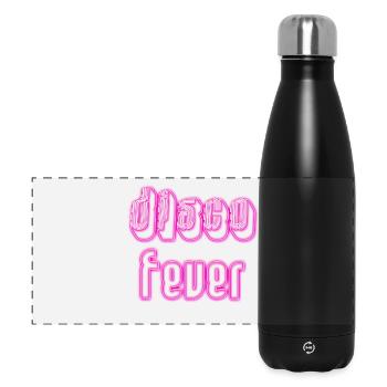 Disco Fever Texte Rétro Vintage - Gourde isotherme panoramique 500 ml - noir - Devant