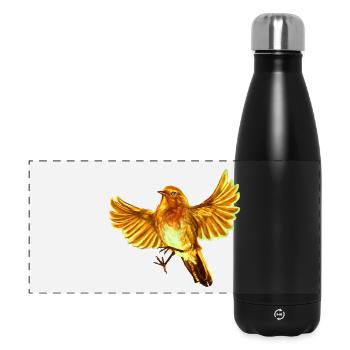 yellow bird - Panoramic Thermal Bottle 500 ml - black - Front