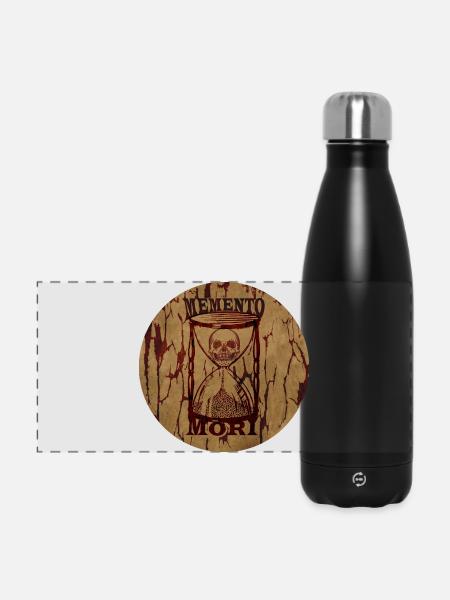 Memento Mori - Panorama Isolierflasche 500 ml - Schwarz