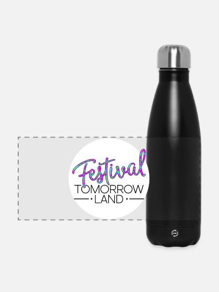 Tomorrowland Festival - Panorama Isolierflasche 500 ml - Schwarz