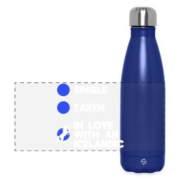 Islandpferde Pferdenarr Pferde Humorvoll Statement - Panorama Isolierflasche 500 ml - Dunkelblau  - Vorne