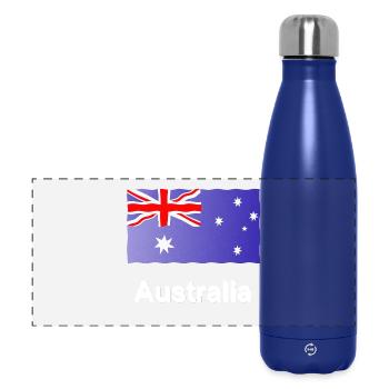 geschenke Australier, Flagge Australien, Australi - Panorama Isolierflasche 500 ml - Dunkelblau  - Vorne