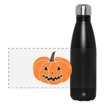 Pumpkin Jack-o'-lantern - Panoramic Thermal Bottle 500 ml - black - Front