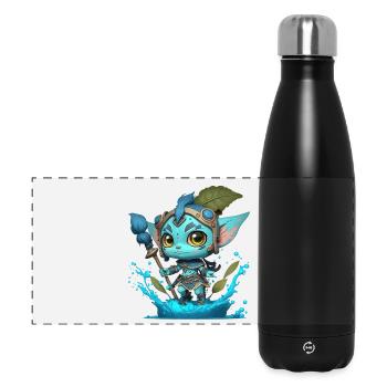 Avatar La Voie de l'Eau, mignon personnage, navi - Gourde isotherme panoramique 500 ml - noir - Devant