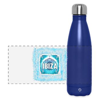 Ibiza Electronics Art Design - Gourde isotherme panoramique 500 ml - bleu foncé  - Devant