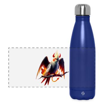 Teufelsnymph (02) - Panorama Isolierflasche 500 ml - Dunkelblau  - Vorne