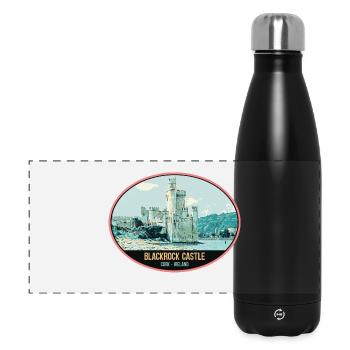 Illustration Blackrock Castle, Cork, Ireland - Panoramic Thermal Bottle 500 ml - black - Front