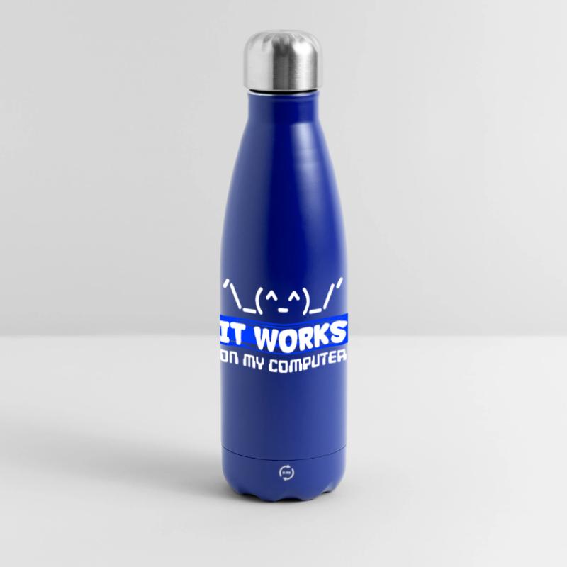 Debug Statement Bugfixing Skripting Code Developer Panorama Isolierflasche 500 ml