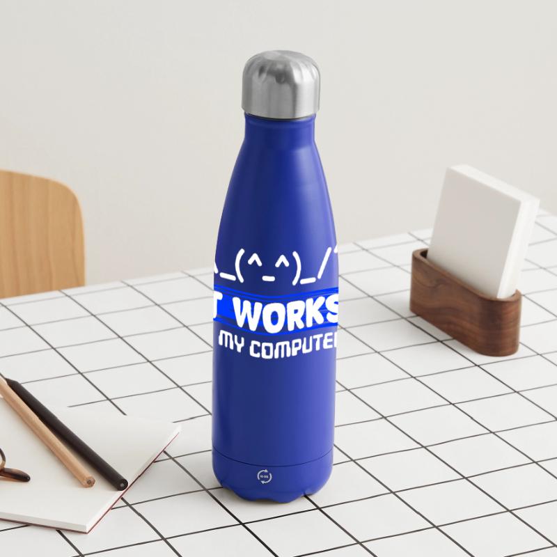 Debug Statement Bugfixing Skripting Code Developer Panorama Isolierflasche 500 ml