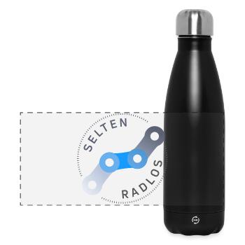 selten radlos fahrrad kette - Panorama Isolierflasche 500 ml - Schwarz - Vorne