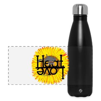 Summer Cat Heat Love - Panoramic Thermal Bottle 500 ml - black - Front