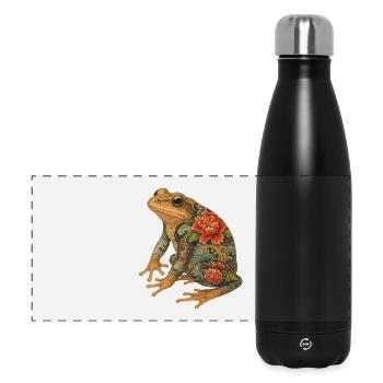Yakuza Frog – Silence à l’encre - Gourde isotherme panoramique 500 ml - noir - Devant