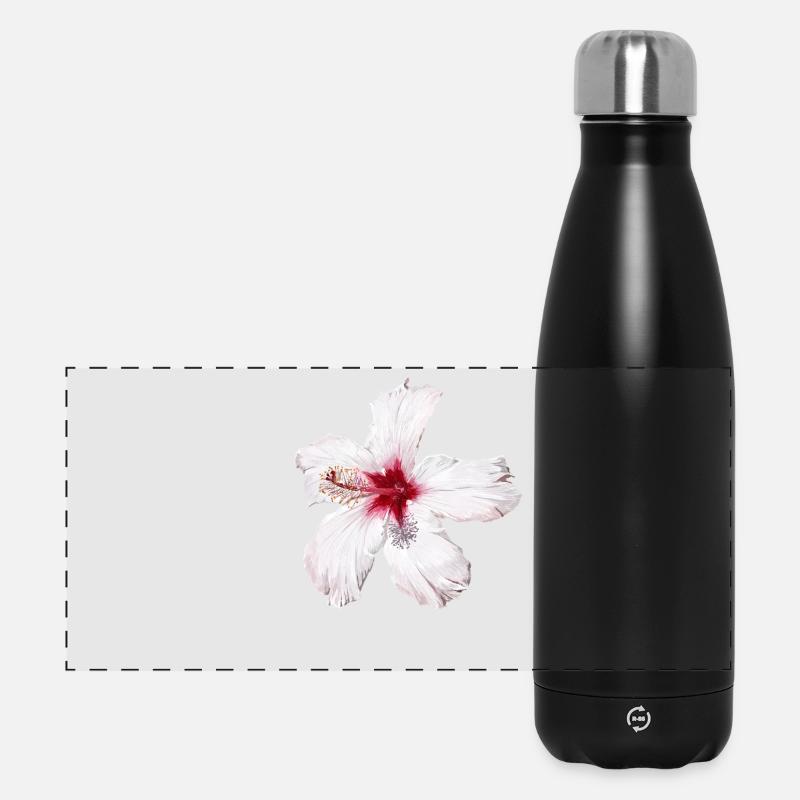 Flower - Panoramic Thermal Bottle 500 ml - black