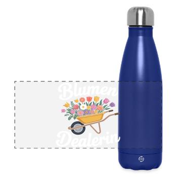 flower dealer - Panoramic Thermal Bottle 500 ml - dark blue  - Front