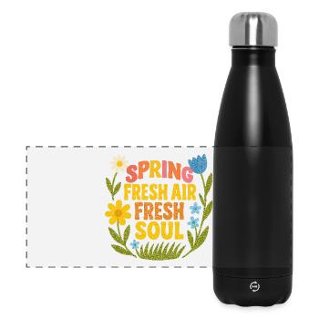 Citation de printemps - Gourde isotherme panoramique 500 ml - noir - Devant