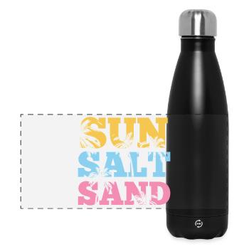 Summer - Sun Salt Sand - Panoramic Thermal Bottle 500 ml - black - Front