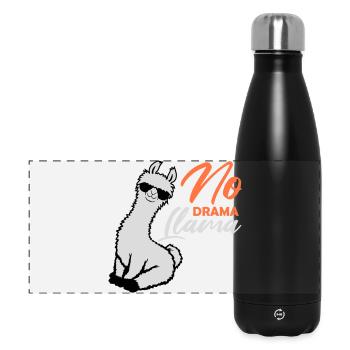 No Drama Lama Cool Sunglasses Seated Relaxed - Panoramic Thermal Bottle 500 ml - black - Front